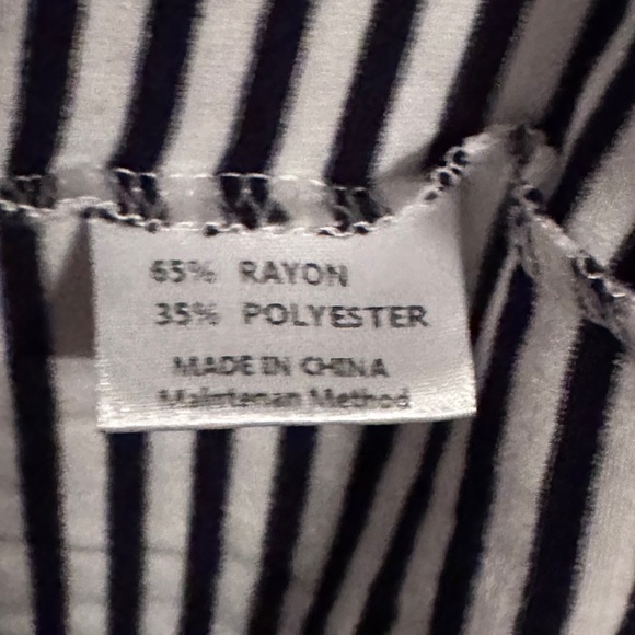 Merokeety Black and White Striped Dress - Picture 2 of 3